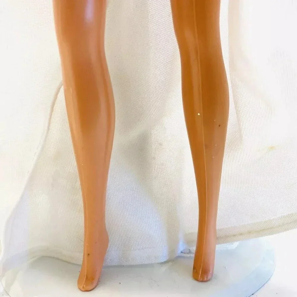 MATTEL BARBIE Asian Doll Long Black Hair Blue Eyes Three Piece Outfit 12